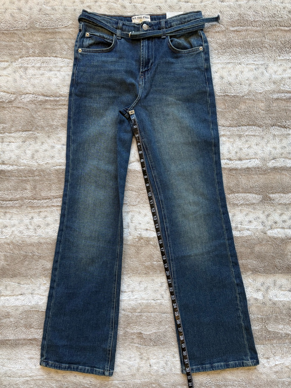 We The Free Sabine Slim A-Line Jeans Size 27 - Picture 7 of 16
